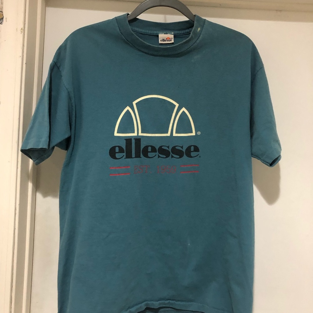 Vintage 90s ellesse hip hop t shirt L USA made